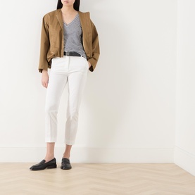 Cecco Cropped Straight Leg Trousers