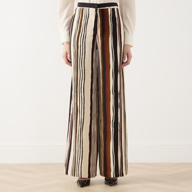 Pagano Stripe Straight Leg Trousers