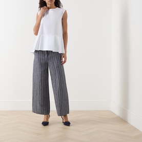 Cresta Striped Straight Leg Trousers