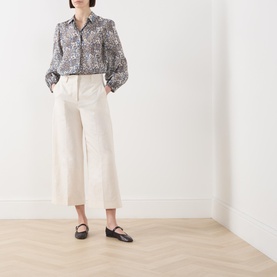 Zircone Wide Leg Cropped Trousers