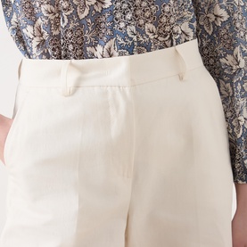 Zircone Wide Leg Cropped Trousers