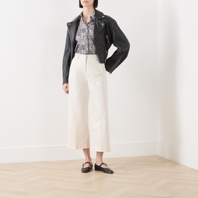 Zircone Wide Leg Cropped Trousers