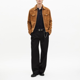 Suede Straight Fit Jacket