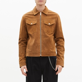 Suede Straight Fit Jacket