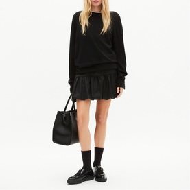 Ming L Woven Leather Tote Bag