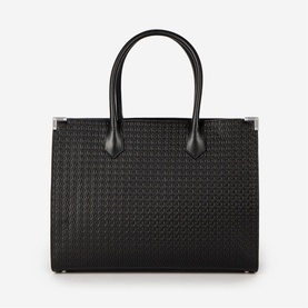 Ming L Woven Leather Tote Bag