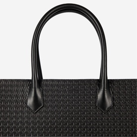 Ming L Woven Leather Tote Bag