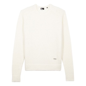 Logo Plaque Brushed Sweater
