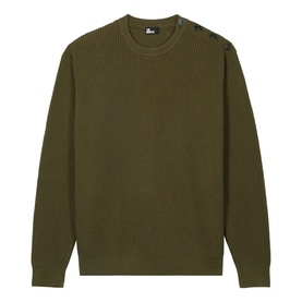 Buttoned Shoulder Sweater