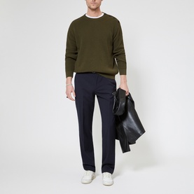 Buttoned Shoulder Sweater