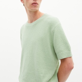 Brushed Logo Knit Sweater