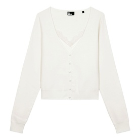 Trompe L'Oeil Lace Sweater