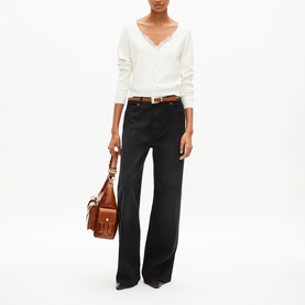 Trompe L'Oeil Lace Sweater