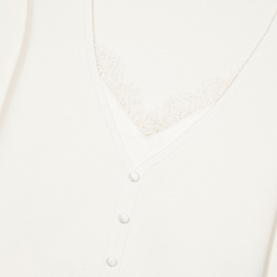Trompe L'Oeil Lace Sweater
