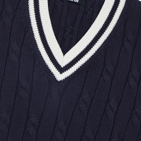 Cable Knit Sweater Vest
