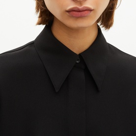 Solid Satin Shirt