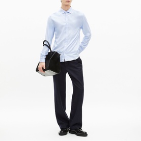 Embroidered Logo Casual Shirt