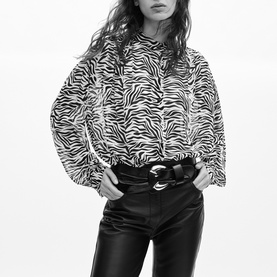 Zebra Print Shirt