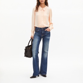 Pleated Placket Shirt