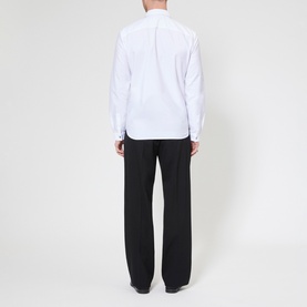 Strap Collar Casual Shirt