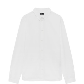 Strap Collar Casual Shirt