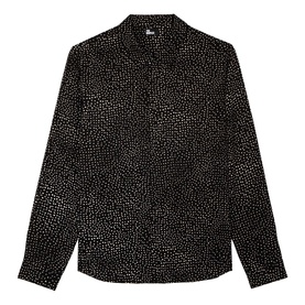 Micro Dot Print Shirt
