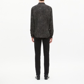 Micro Dot Print Shirt