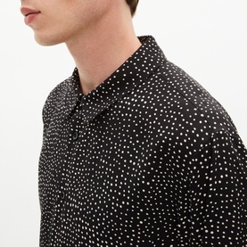 Micro Dot Print Shirt
