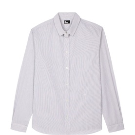 Strap Collar Casual Shirt