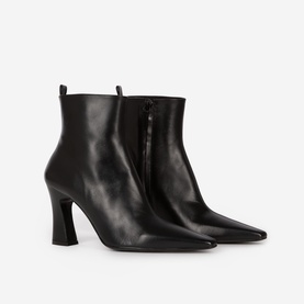 Leather Heeled Boots
