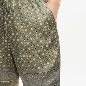 Bandana Print Swim Shorts