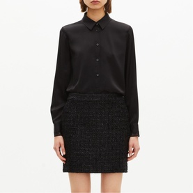 Lurex Tweed Mini Skirt