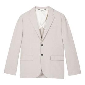 Single-Breasted Suit Blazer