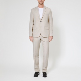 Single-Breasted Suit Blazer