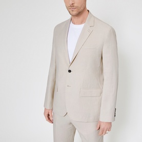 Single-Breasted Suit Blazer