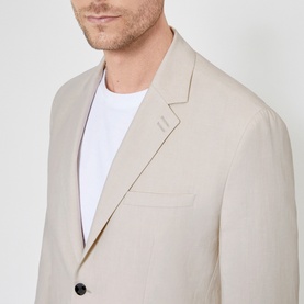 Single-Breasted Suit Blazer