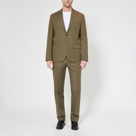 Single-Breasted Suit Blazer