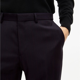 Pinstripe Suit Trousers