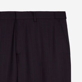 Pinstripe Suit Trousers