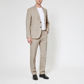 Straight Leg Suit Trousers