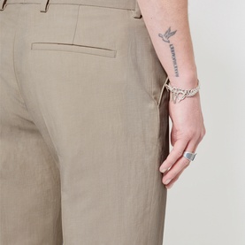Straight Leg Suit Trousers