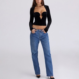 Sierra Velvet Corset Top
