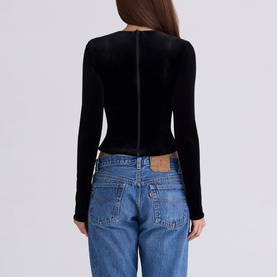 Sierra Velvet Corset Top