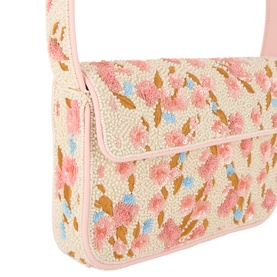 Tommy Spring Day Beaded Shoulder Bag
