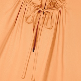Tie Neck Ruffled Blouse