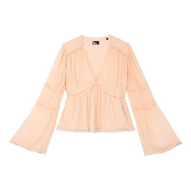 Empire Waist Ruffled Top