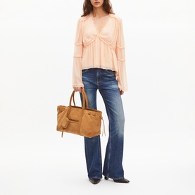 Empire Waist Ruffled Top