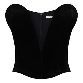 Vienne Velvet Corset Top