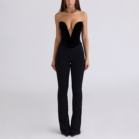 Vienne Velvet Corset Top