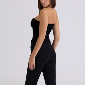 Vienne Velvet Corset Top